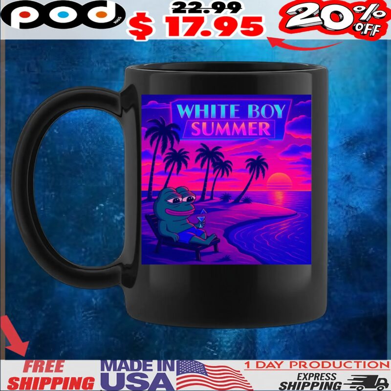 White Boy Summe Pepe the Frog Hawaiian T Shirt