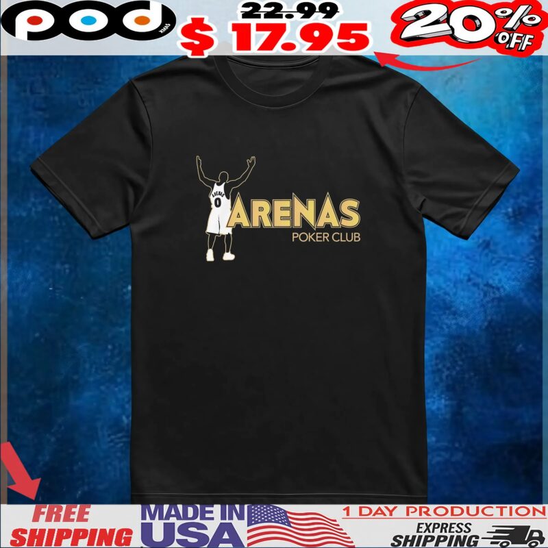 Gilbert Arenas Poker Club Logo T Shirt