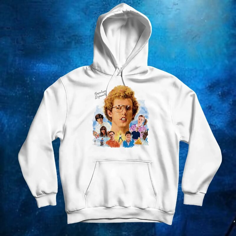 Napoleon Dynamite Mural Iconic Characters Graphic T Shirt