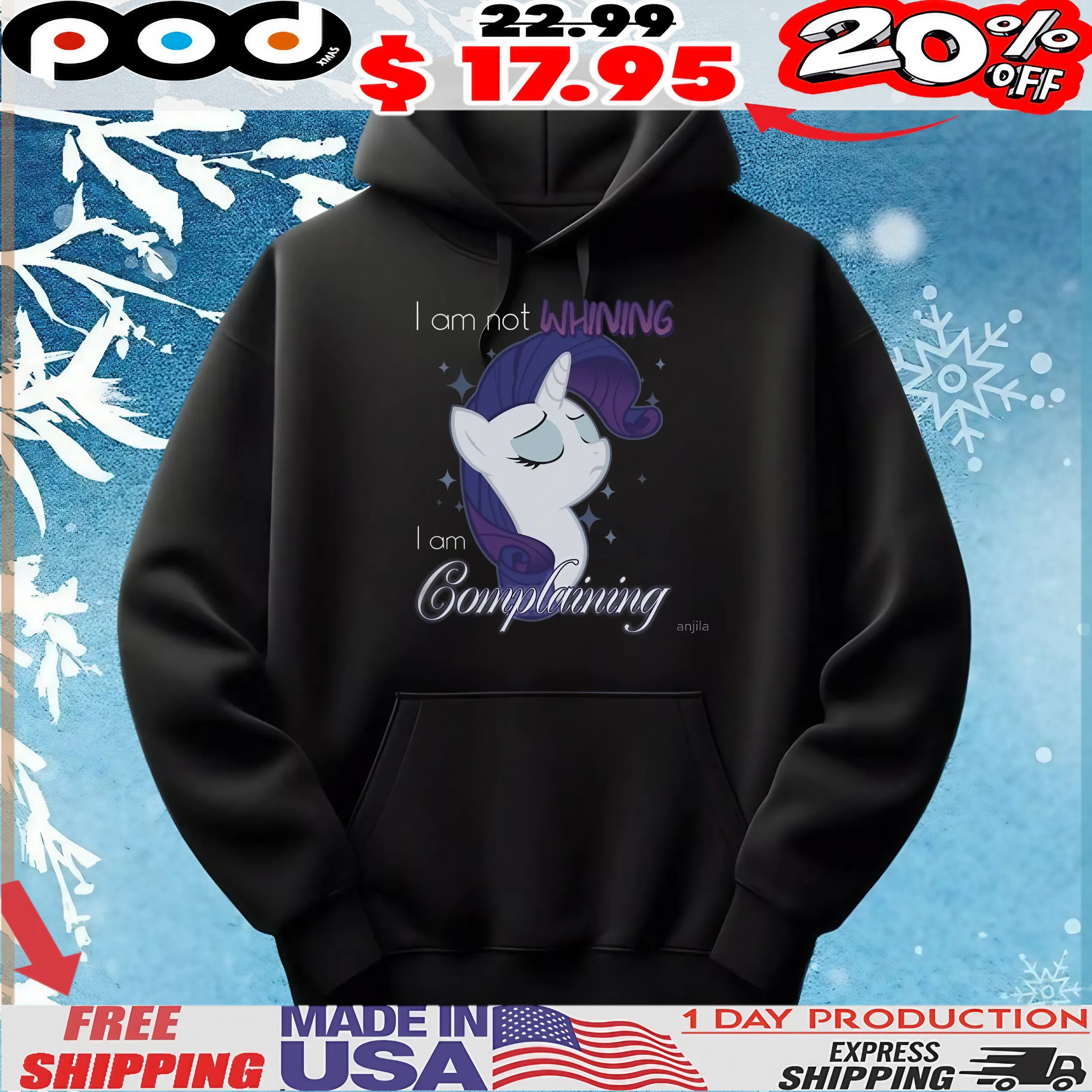 Rarity I Am Not Whining I Am Complaining T Shirt