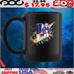 Red Bull Energy Drink Anime Character Electric Splash Art T Shirt