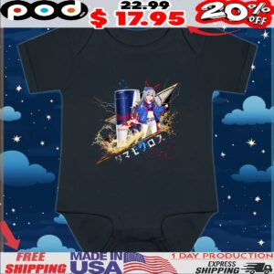 Red Bull Energy Drink Anime Character Electric Splash Art T Shirt