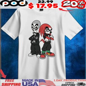 Roger American Dad Knuckles The Echidna Sonic The Hedgehog Mashup T Shirt