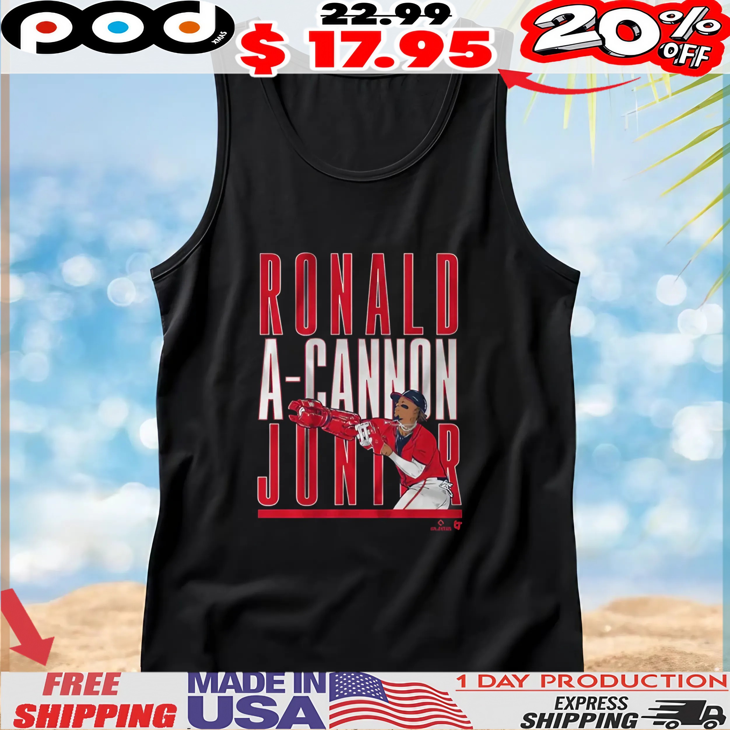 Ronald Acuña Jr A-Cannon Jr T Shirt