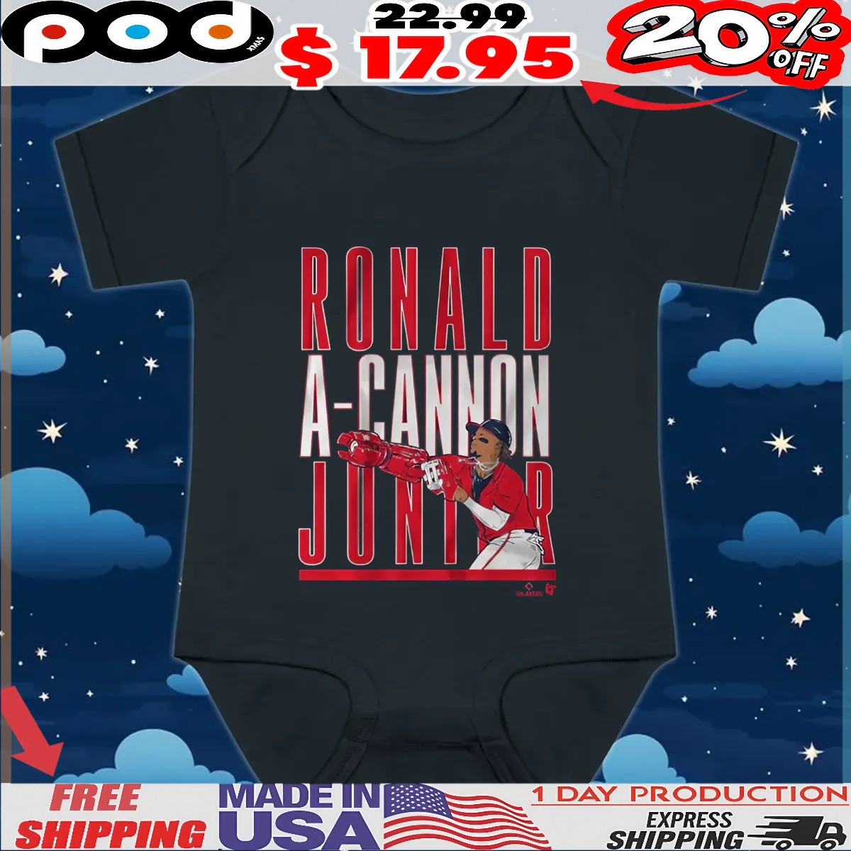 Ronald Acuña Jr A-Cannon Jr T Shirt