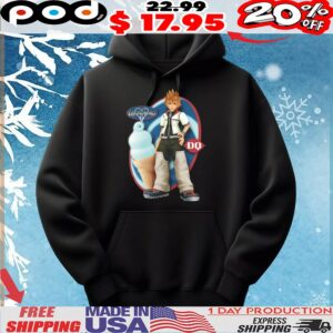 Roxas Kingdom Hearts Dairy Queen Ice Cream T Shirt