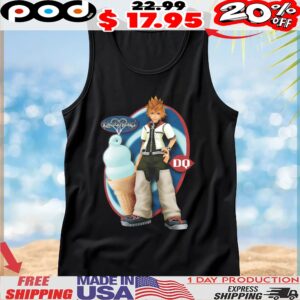 Roxas Kingdom Hearts Dairy Queen Ice Cream T Shirt