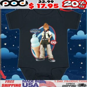 Roxas Kingdom Hearts Dairy Queen Ice Cream T Shirt