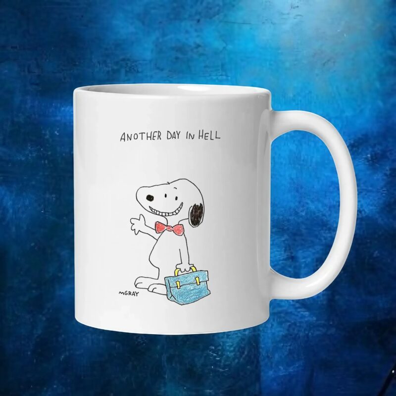 Snoopy Peanuts Another Day In Hell T Shirt