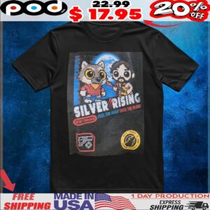 SILVER RISING On my OWN now FEEL THE RUSH TASTE THE BLOOD T Shirt