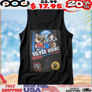 SILVER RISING On my OWN now FEEL THE RUSH TASTE THE BLOOD T Shirt