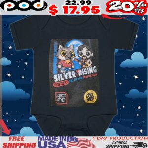 SILVER RISING On my OWN now FEEL THE RUSH TASTE THE BLOOD T Shirt