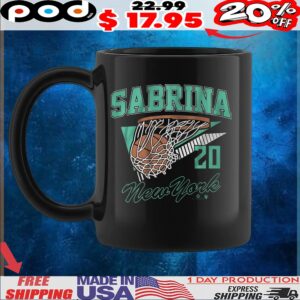 Sabrina Ionescu New York 20 Retro Swish T Shirt