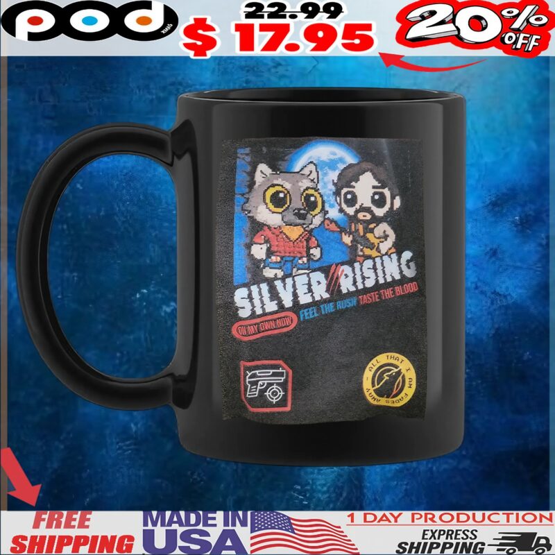 SILVER RISING On my OWN now FEEL THE RUSH TASTE THE BLOOD T Shirt