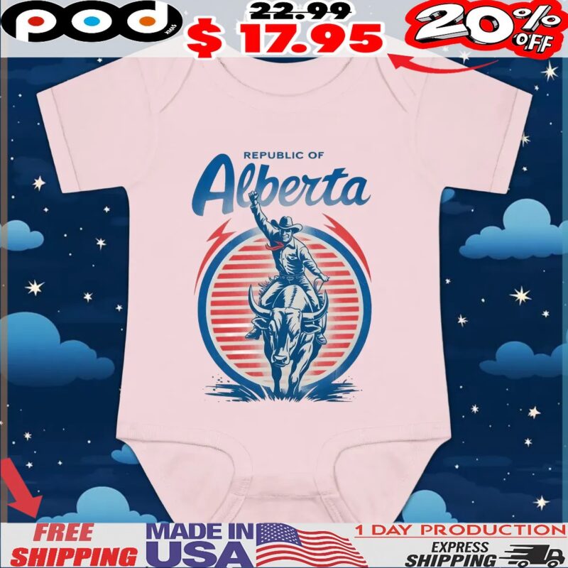Rider Of The Republic Of Alberta T Shirt