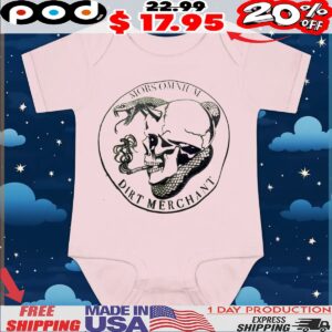 Skull Snake Mors Omnium Dirt Merchant T Shirt