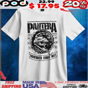 Snake Pantera Cowboys From Hell Vintage T Shirt