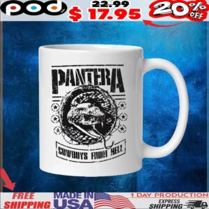 Snake Pantera Cowboys From Hell Vintage T Shirt