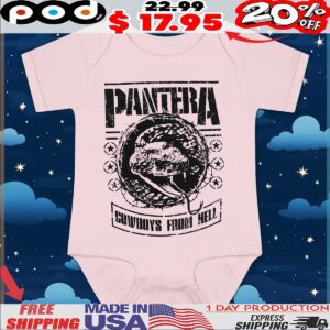 Snake Pantera Cowboys From Hell Vintage T Shirt