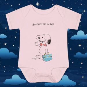Snoopy Peanuts Another Day In Hell T Shirt