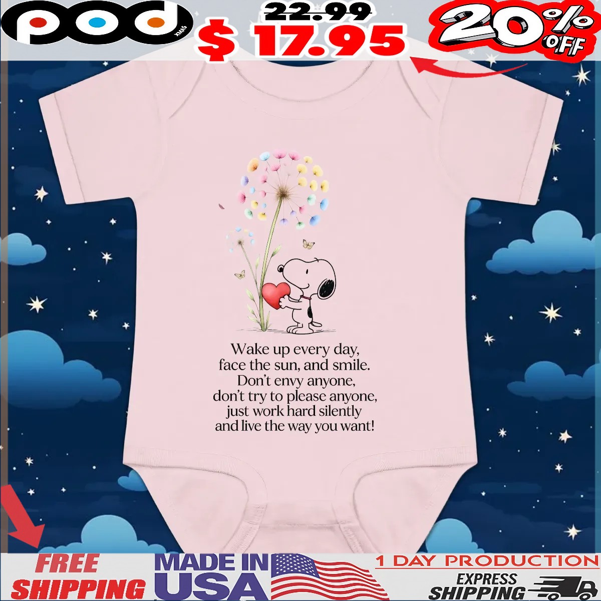 Snoopy Wake Up Everyday, Face The Sun, And Smile Don't Envy Anyone, Don't Try To Please Anyone, Just Work Hard Silently And Love The Way You Want T Shirt Snoopy Wake Up Everyday, Face The Sun, And Smile Don't Envy Anyone, Don't Try To Please Anyone, Just Work Hard Silently And Love The Way You Want T Shirt