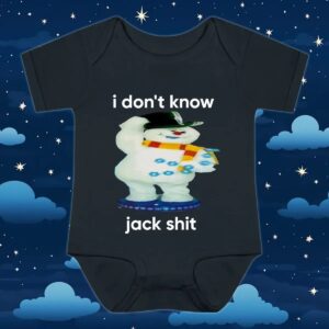 Snowman I Don't Know Jack Shit T Shirt