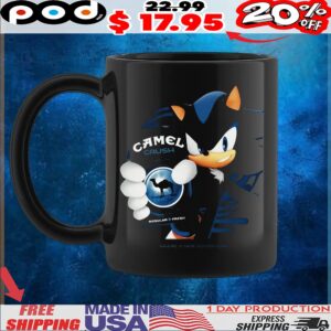 Sonic The Hedgehog Camel Crush Menthol Silver Share A New Adventure T Shirt