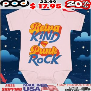 Superman Being Kind Is Punk Rock T Shirt