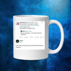 Sza Nicki Minaj I Don’t Give A Fuck Bout None Of That Weird Shit You Popping Social T Shirt
