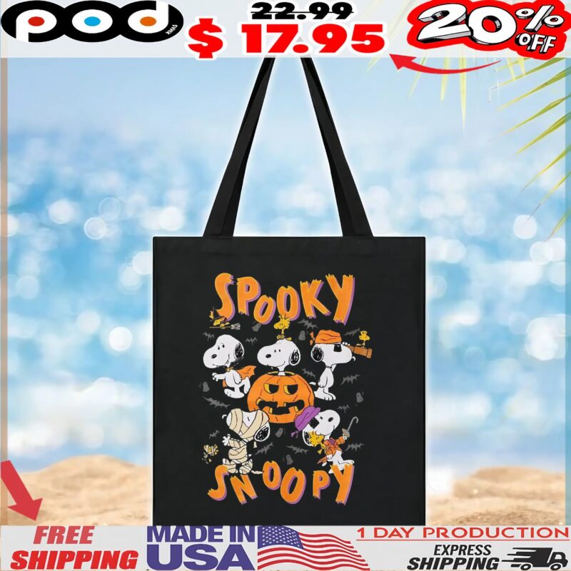 Peanuts Woodstock Spooky Snoopy Costumes Halloween T Shirt