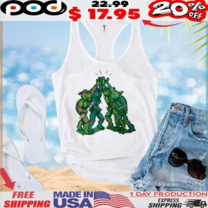 Teenage Mutant Ninja Turtles Team Pixel Art T Shirt