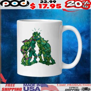 Teenage Mutant Ninja Turtles Team Pixel Art T Shirt