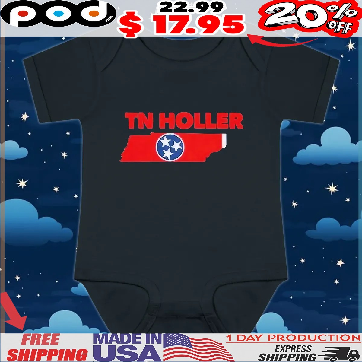 Tennessee Holler T Shirt