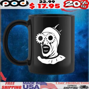 Terrifier Horror Flower T Shirt