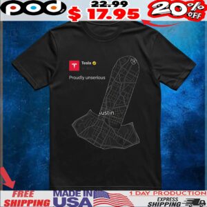 Tesla Proudly Unserious Joke Status T Shirt