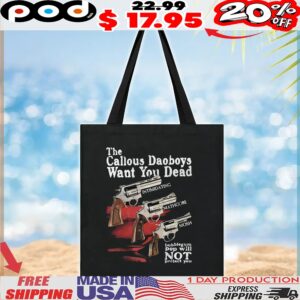 The Callous Daoboys Want You Dead Bubblegum Pop Will Not Protect You Gun T shirt