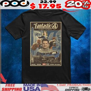 The Fantastic Four First Steps Poster Vintage T Shirt