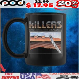 The Killers Rebel Live Show Diamonds Grin Tone Input T Shirt