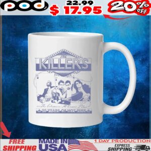 The Killers The Colosseum At Caesars Palace 20 Years Of Hot Fuss Card T Shirt