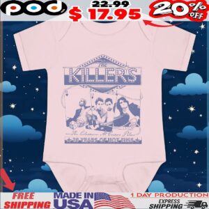 The Killers The Colosseum At Caesars Palace 20 Years Of Hot Fuss Card T Shirt