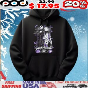 The Nightmare Before Christmas Jack and Sally Together Forever T-Shirt