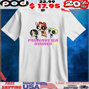 The Powerpuff Girls Primavera Sound T Shirt