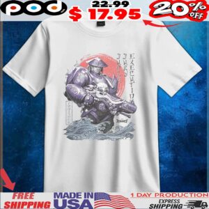 The Punisher Dangan Ronin Frank Castle Marvel Rivals Jury Execution Punisher Samurai T Shirt