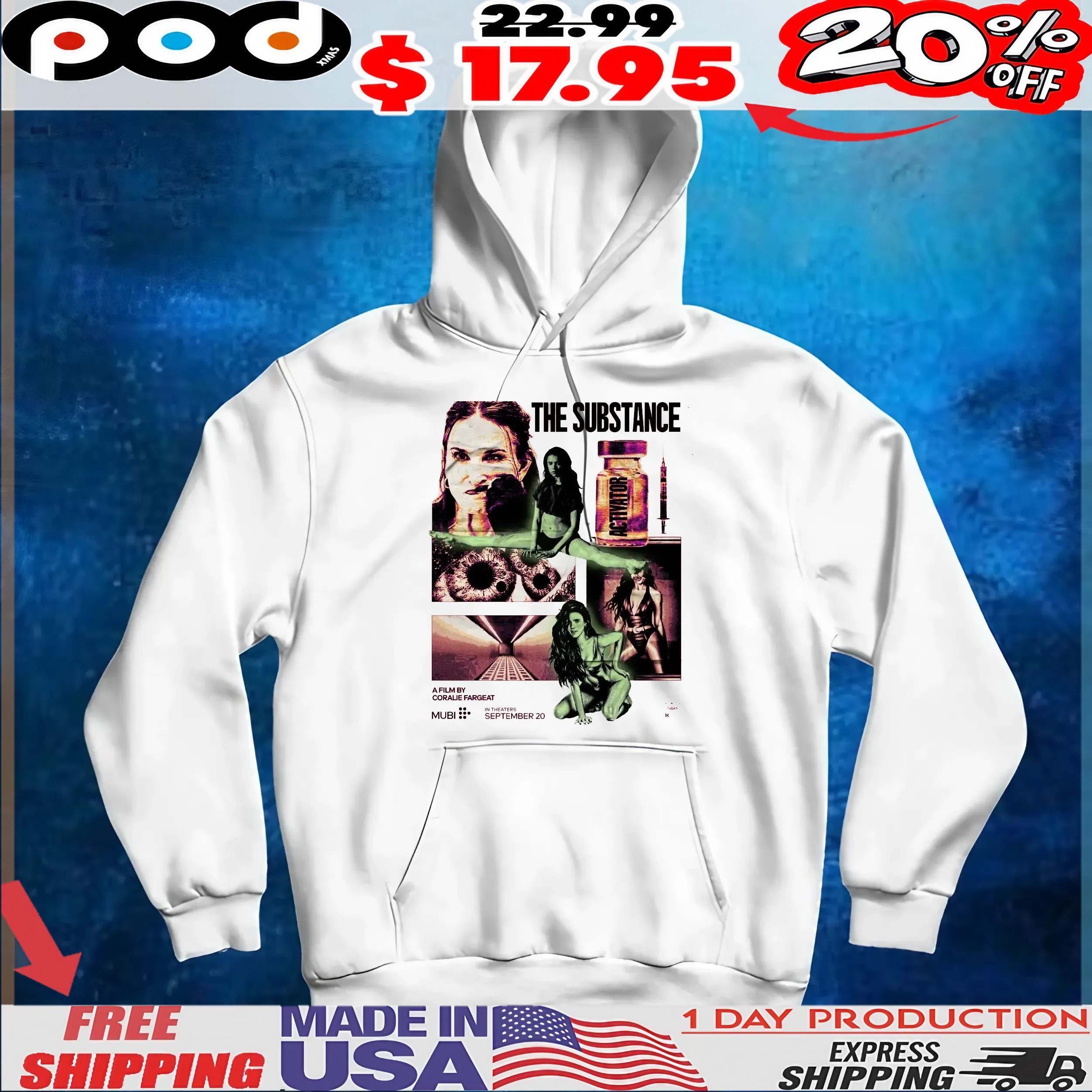The Substance A Film By Coralie Fargeat Activator In Theaters September 20 T Shirt