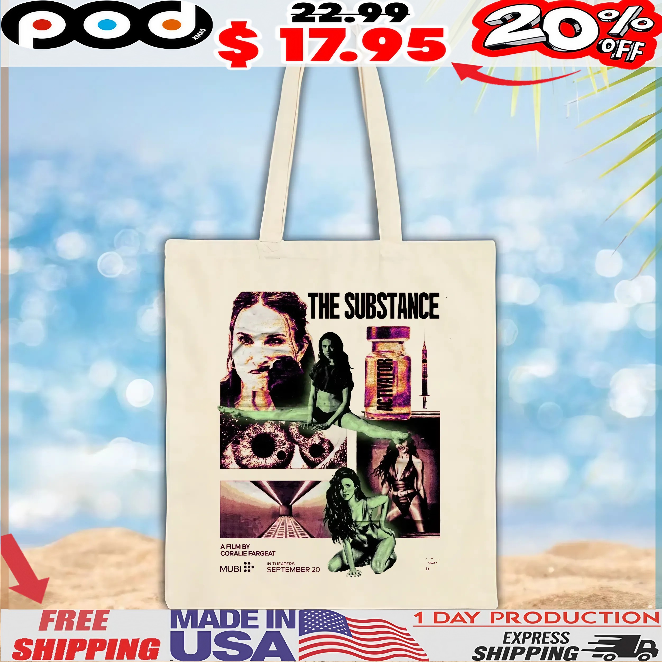 The Substance A Film By Coralie Fargeat Activator In Theaters September 20 T Shirt
