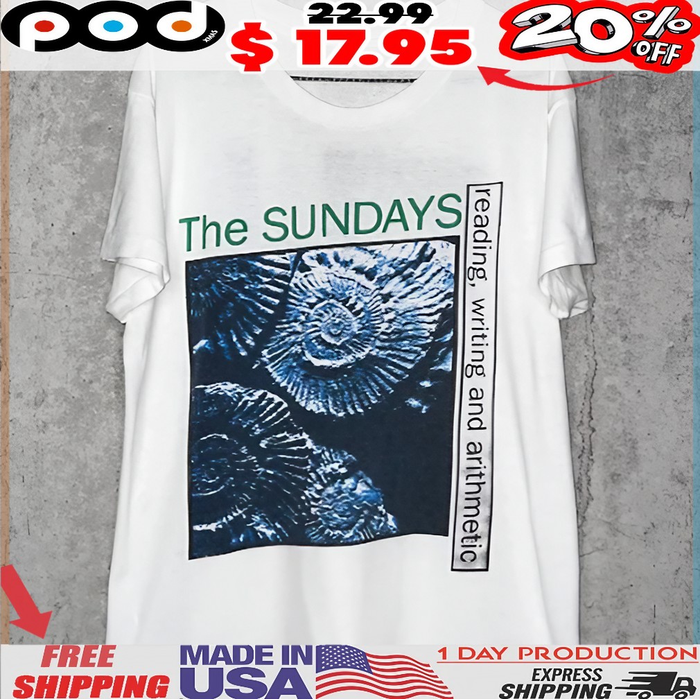 The Sundays Reading, Writing And Arithmetic Uk Tour Tee 90’ Harriet Wheeler Portrait T Shirt