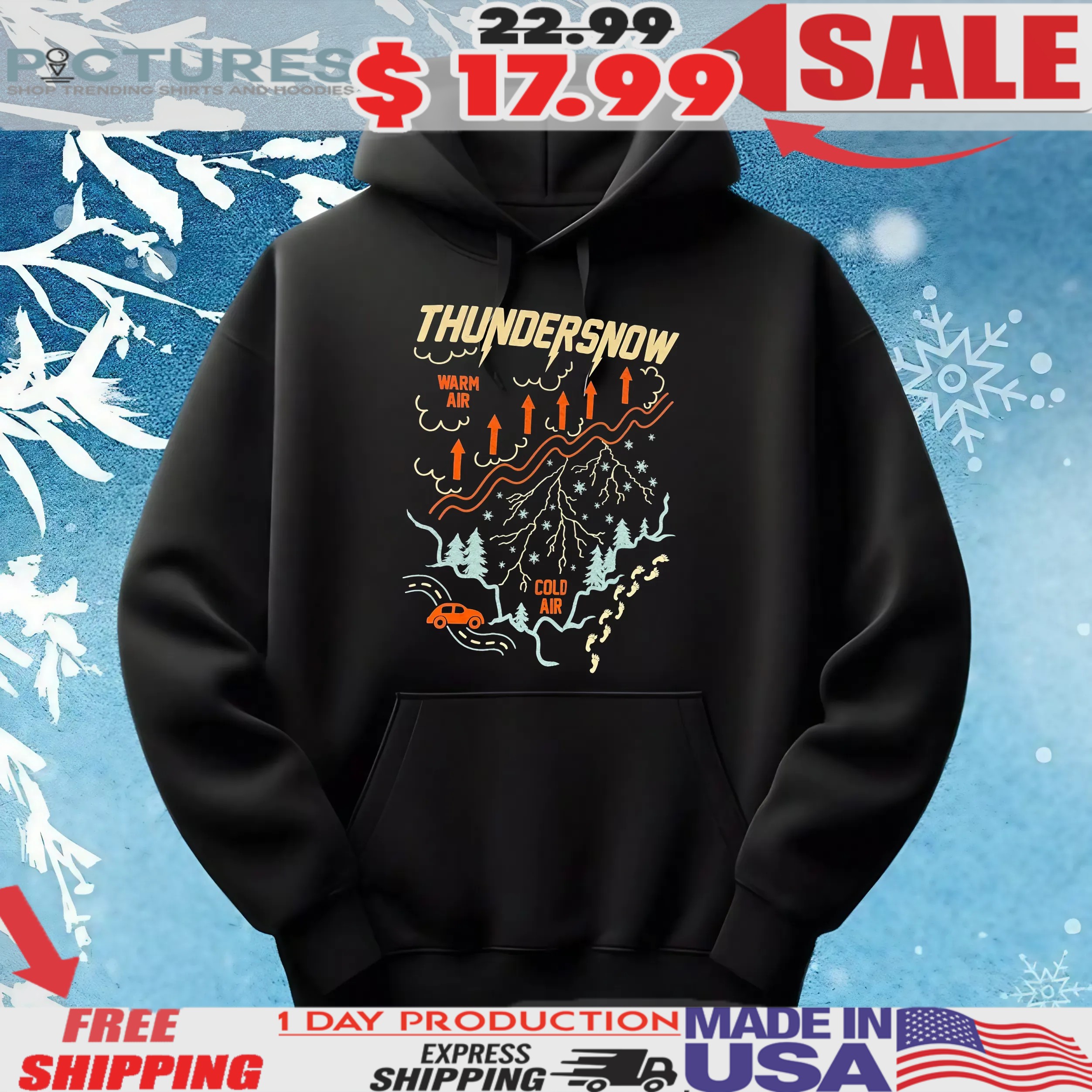Thundersnow Warm Air Cold Air T Shirt
