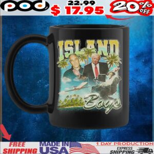 Trump Island Boys Vintage T Shirt