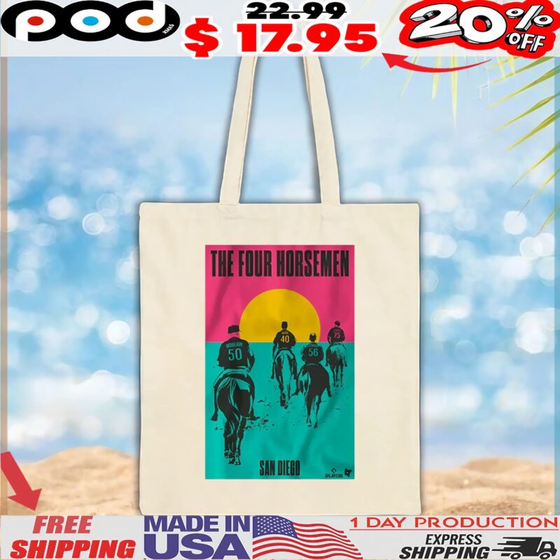 Adrian Morejon, Jason Adam, Jeremiah Estrada, Robert Suarez The Four Horsemen San Diego T Shirt