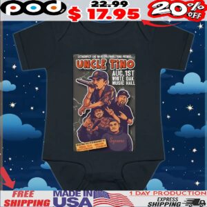 Uncle Tino At White Oak Music Hall On Aug 1 2025 Poster T Shirt